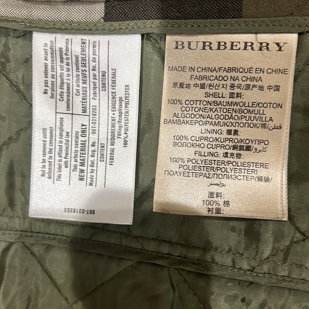 Burberry Brit 3 Piece 3 Season Barn Jacket. Size 4 - Picture 10 of 13